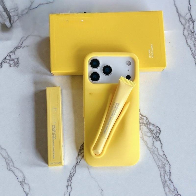 Yellow (case+lip gloss+ paper box)