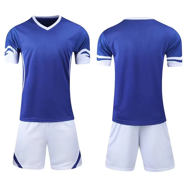 Novo Design Sublimate Futebol Uniforme Conjunto Em Branco Esporte Camisa Personalizado Respirável Futebol Jersey Futebol Tricô