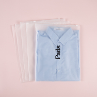Givré PE Ziplock Sacs Réutilisable Vêtements Chaussures Vêtement Cadeau Bijoux Emballage En Plastique Fermeture Éclair Sacs pour Vêtements