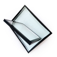 Verre isolant double trempé sur mesure pour mur-rideau d'un immeuble de bureaux