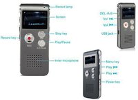 Enregistreur Audio 3d Rechargeable, HD, annulation de bruit, lecteur MP3, commande vocale, numérique, pour divertissement et classe