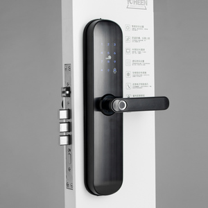 YOHEEN — poignée de porte biométrique à empreintes digitales, serrure intelligente de sécurité de la maison, application Tuya, sans clé - Product Image 3