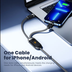 <span class=keywords><strong>สาย</strong></span><span class=keywords><strong>ชาร์จ</strong></span> Toocki Safe พร้อมชิป Smart Shunt ในตัว รองรับการชาร์จเร็ว 60W PD แบบ USB-<span class=keywords><strong>C</strong></span>-L ช่องเสียบคู่ สำหรับการใช้งานร่วมกัน - Product Image 3