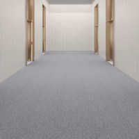 Dalles de moquette carrées 50x50cm à rayures grises unies, à boucles, rembourrées, lavables, écologiques et résistantes aux taches pour bureau et maison