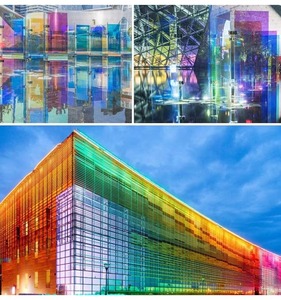 Película Decorativa Camaleón Autoadhesiva para Vidrio, Vidrio Decorativo para Edificios, Centros Comerciales, Oficinas, a Prueba de Explosiones, Moderno - Product Image 4