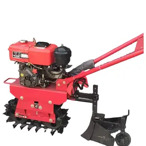 Goedkope Landbouwmachines 170 Benzine Mini Power Cultivator Helmstok Met Roterende Grondbewerking Mini Helmstok Machine