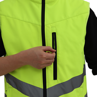 Giacca Invernale Impermeabile ad Alta Visibilità per Sicurezza, Camicia a Maniche Lunghe Hi-Vis, Gilet di Sicurezza per Edilizia