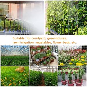 Kit d'irrigation par aspersion universel 10M 1/2 pouce, raccord rapide en plastique PE, micro-pulvérisation en laiton pour l'arrosage des jardins, des fleurs et des serres - Product Image 5