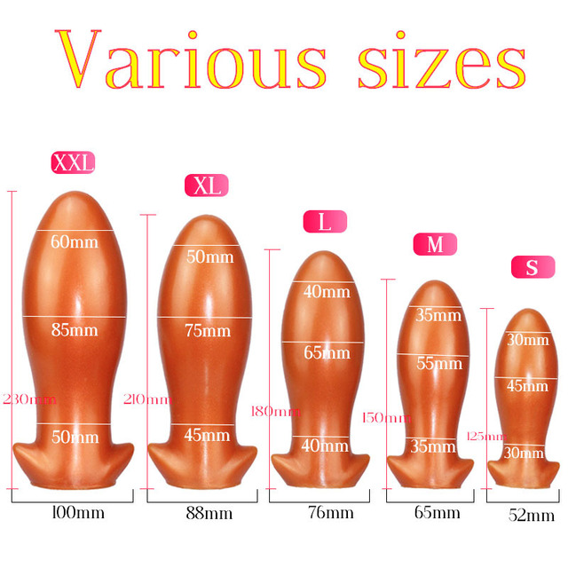 anal plug mit schwanz but plug xxl: Large Size Anal Toys for Men & Women