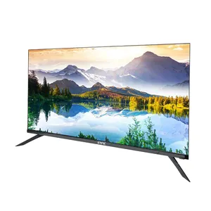 4K 고화질 평면 TV 프레임리스 32 43 50 55 65 75 인치 Led 스마트 TV 안드로이드 TV 좋은 가격