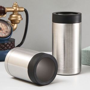 Premium 12oz 16oz Cooler Cup Cola Beer Can Style Stainless Steel Insulated Cup With Creative Bottle Opener - Product Image 1