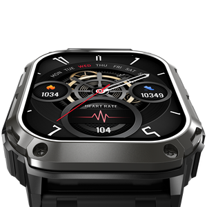 Montre connectée 5G tout réseau DF Q80 compatible WearFit Pro, double carte SIM, 16 Go, GPS, suivi sportif, caméra frontale 200W, IP68 - Product Image 3