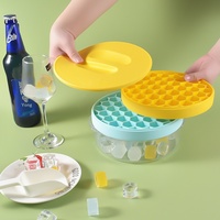 Moule à glaçons en silicone de qualité alimentaire, usage domestique et commercial, grande capacité, petite taille, facile à démouler, compatible lave-vaisselle, sans BPA