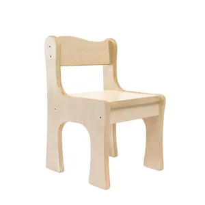 Anaokulu sınıf mobilyası çocuk ahşap mobilya bebek koltuğu düşük sandalye çocuk oyun ve yemek çocuklar için mobilya setleri