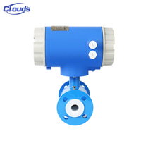 Convertisseur de débitmètre électromagnétique de service personnalisé industriel de nuages débitmètre DN40 pour l'eau