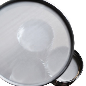 Filtro de prueba de muestra de cribado estándar de acero inoxidable 304 de fábrica, tamiz de harina en polvo de farmacopea - Product Image 3