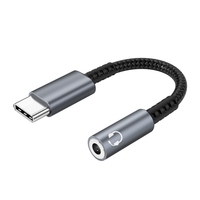 Adaptador de Chip DAC Popular para Pantallas Planas, Tipo-C Macho a 3.5, Cable Adaptador de Audio Digital