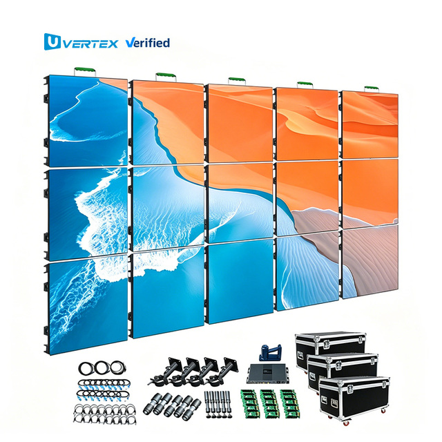 2X3m Indoor Outdoor 500X500mm P2.604 P2.976 P3.91 LED Video Wall Panel Event Stage Rental LED Display Screen