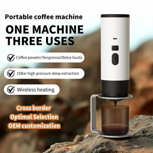 Kingze Machine à Expresso Portable Mini 3-en-1 Alimentée par USB Type C, <span class=keywords><strong>Cafetière</strong></span> à <span class=keywords><strong>Capsules</strong></span> de Voyage pour l'Extérieur - Product Image 3