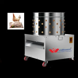 Plumeuse de poulet automatique personnalisée à usage commercial avec les doigts en caoutchouc Plumeuse de volaille Plumeuse à vendre