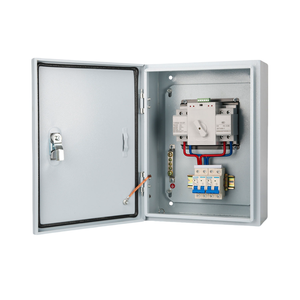 Boîtier de distribution de commande double alimentation 2P 63A 220V avec disjoncteur et interrupteur complet pour équipement électrique ZY 63a Cur - Product Image 3