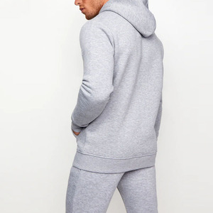 Abiti sportivi in cotone Slim Fit personalizzati per uomo Pullover con cappuccio e pantaloni della tuta per ginnastica invernale - Product Image 3