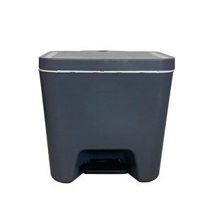 Contenitore per la raccolta differenziata con fino a 3 scomparti. Ecologico, 45 litri. Grigio antracite. - Product Image 4