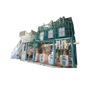 factory hot sale full set 10-500ton/24h wheat and maize roller flour mill machinery turnkey flour milling production line