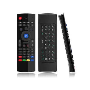 En ucuz hava fare MX3 2.4G klavye ile kablosuz evrensel uzaktan kumanda için yaygın olarak kullanılan IPTV STB TV kutusu