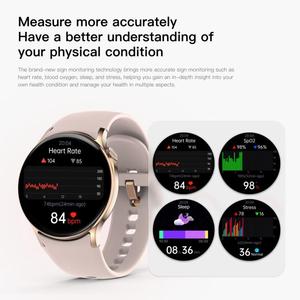 Nouveautés <span class=keywords><strong>Sense</strong></span> <span class=keywords><strong>6</strong></span> Écran AMOLED 1,43 pouces Étanche IP68 Appels sans fil Prise en charge de la surveillance Montre connectée - Product Image 5
