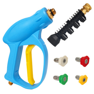 Pistolet de lavage haute pression pour voiture, pulvérisateur d'eau sans fil portable avec buse pour nettoyage automobile et mousse - Product Image 2