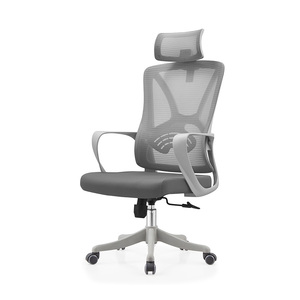 Ghế văn phòng lưới lưng cao màu đen hiện đại, kiểu dáng công thái học, có tựa đầu điều chỉnh, sản xuất tại Trung Quốc - Product Image 2