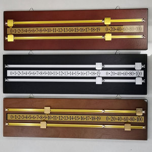 กระดานคะแนนบิลเลียดแบบติดผนังคุณภาพสูง ทนทาน แบบรางคู่ สำหรับสนุกเกอร์และพูล เหมาะสำหรับใช้ในบ้านและคลับ ดีไซน์ทรงสี่เหลี่ยมผืนผ้า - Product Image 2