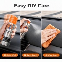 Spray Limpiador para el Tablero del Automóvil, Fórmula Anti-Manchas y Anti-Decoloración, Cuidado del Tablero, Limpiador Interior del Tablero
