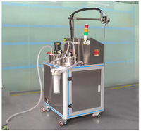 Machine de distribution automatique de colle AB à deux composants avec dosage proportionnel et bras robotisé