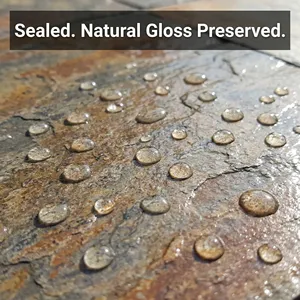 Revêtement imperméable transparent pour surfaces absorbantes, scellant poreux à pénétration profonde - Product Image 3