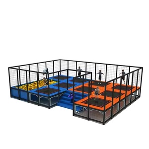 Parc de <span class=keywords><strong>trampoline</strong></span> intérieur commercial pour enfants et adultes Aire de jeux intérieure à saut gratuit pour parc d'attractions - Product Image 1