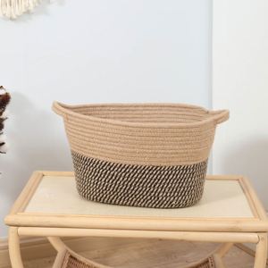 Panier <span class=keywords><strong>à</strong></span> <span class=keywords><strong>linge</strong></span> renforcé, panier <span class=keywords><strong>à</strong></span> fruits, panier <span class=keywords><strong>à</strong></span> cadeaux en <span class=keywords><strong>osier</strong></span>, paniers vides en vrac, gris et <span class=keywords><strong>blanc</strong></span>, naturel, grand, en herbe de mer - Product Image 2