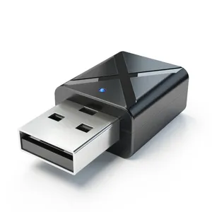 KN320 USB جهاز إرسال سمعي محول استقبال جهاز إرسال بلوتوث استقبال لاسلكي 2 في 1 محول الصوت 5.0