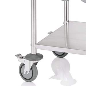 Carrito de Servicio de Acero Inoxidable Directo de Fábrica, Carro de Cocina Comercial con Ruedas, Equipo de Catering para Hoteles y Restaurantes, Transporte de Alimentos - Product Image 4
