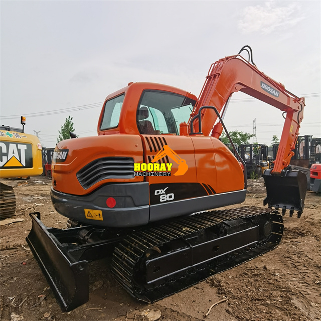 Оборудование б/у, дорожно-строительная техника, Doosan Dx80, Малый экскаватор Doosan Dx80, б/у экскаватор Doosan Dx75 Dx80