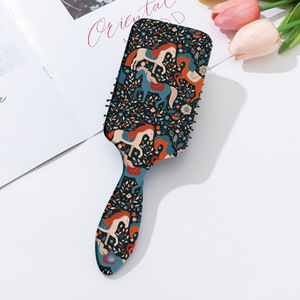 Phim Hoạt Hình Phong Cách thôn Dã Đệm Không Khí Lược Cho Phụ Nữ Chỉ Túi Khí Lược Da Đầu Tóc Làm Sạch Lược Tóc Làm Sạch Bàn Chải - Product Image 2