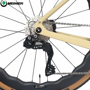 Bicicleta de Gravel 700c con Colores Personalizables, Bicicleta de Carretera Aerodinámica con Frenos de Disco Hidráulicos, 2x12 Velocidades, Fibra de Carbono, MEINIER -GRL615 Plus MEINI - Product Image 6