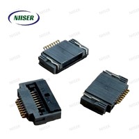 Conector FPC de Repuesto LCP Sin Halógenos FH52-8S-0.5SH, 8P, 0.5mm, Horizontal, con Bloqueo Flip Lock para Cable FFC de 0.3mm, Automotriz e Industrial
