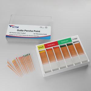 HTM diş sarf malzemeleri malzeme üreticisi apikal Fit deneme olmadan diş kök kanal dolum için Gutta Percha noktaları işaretli - Product Image 2