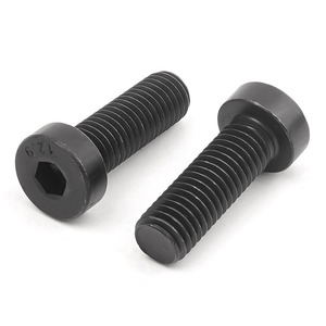 Vis à tête ronde en acier oxydé noir M2/M6 16mm/25mm Grade 10.9 & 12.9 Métrique Entièrement Filetée pour l'Assemblage de Machines - Product Image 5