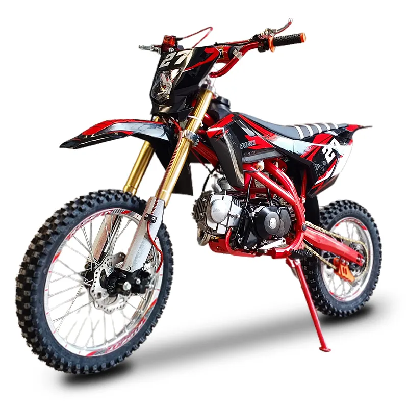 2023 nueva motocicleta 125cc dirt bike para adultos delantero 17 pulgadas trasero 14 pulgadas deporte de carreras