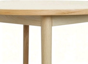 La Mesa Redonda hecha de madera maciza se puede colocar en comedores, apartamentos y hoteles - Product Image 4