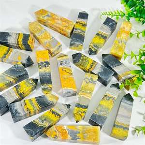 Torre de Cristal Natural Curativa al por Mayor, Prisma Tetraédrico de Jaspe Abejorro para Decoración - Product Image 6