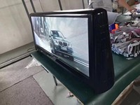 Écran de toit de voiture étanche 960*320mm P4 P5 P6 écran de publicité taxi top led display